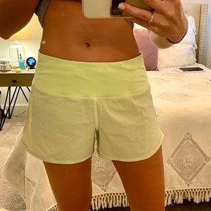 Lululemon Run Times 4 Way Stretch Neon Yellow